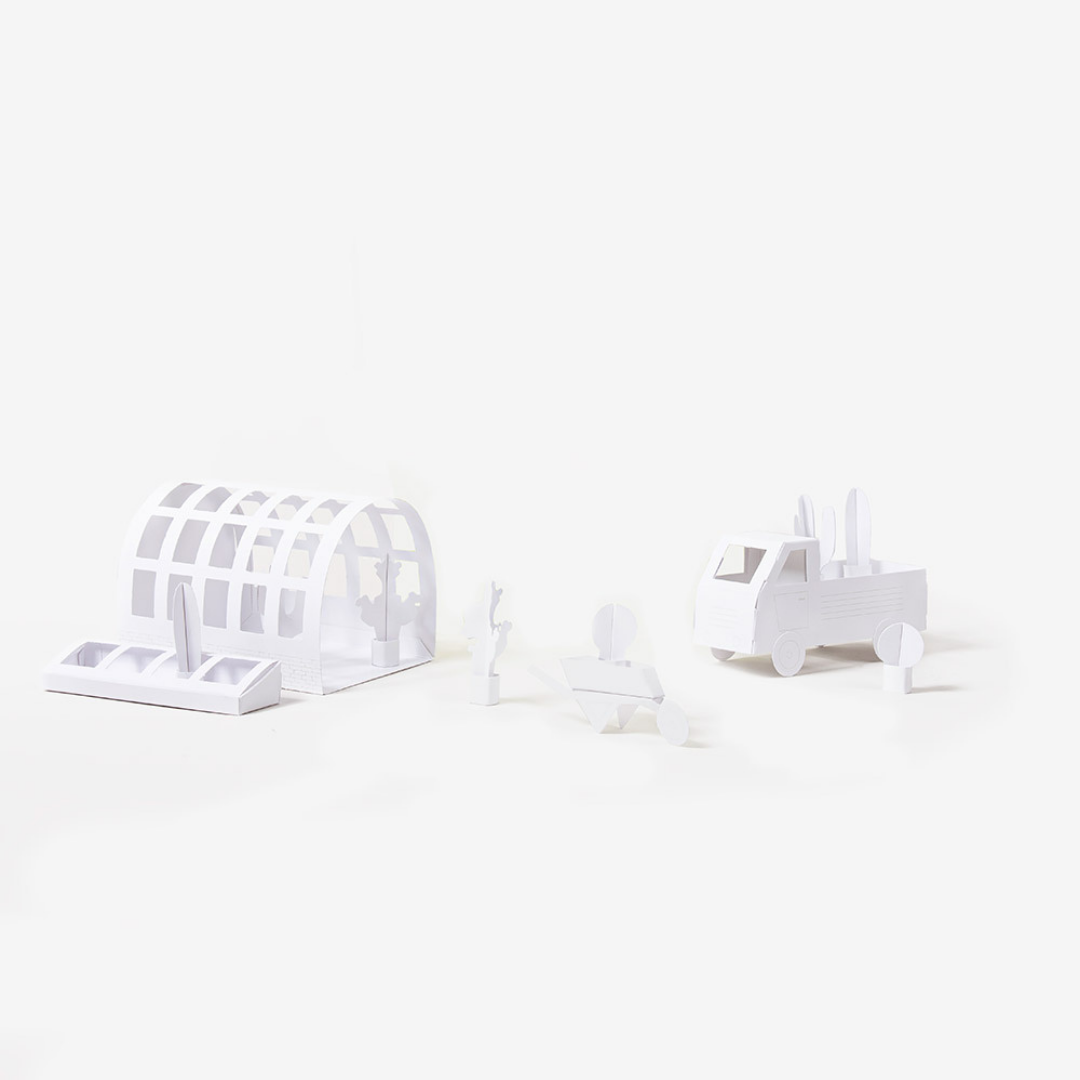 Botanic Garden Model - Papercraft 3D
