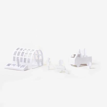 Botanic Garden Model - Papercraft 3D