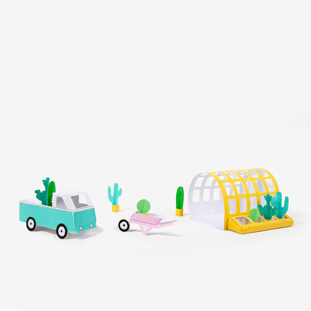 Botanic Garden Model - Papercraft 3D