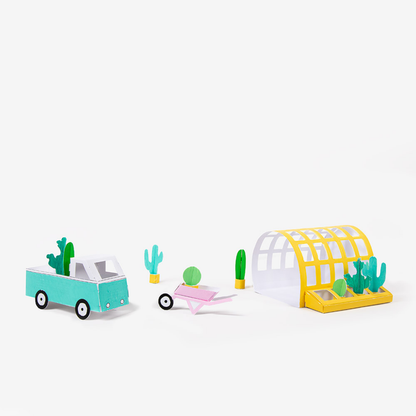 Botanic Garden Model - Papercraft 3D