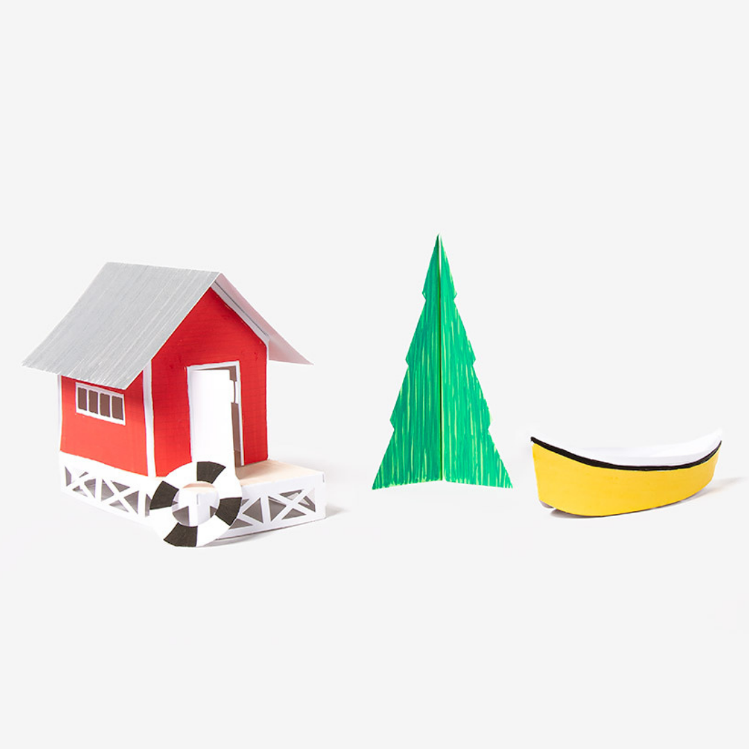 Fjord Model - Papercraft 3D