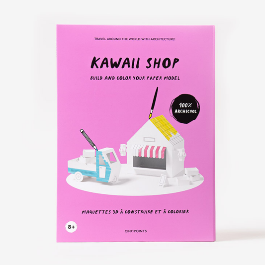 Kawaii Shop Model - Papercraft 3D