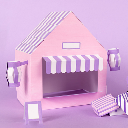 Kawaii Shop Model - Papercraft 3D