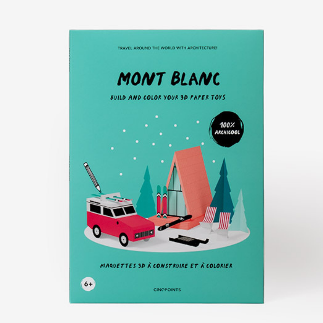 Mont Blanc Model - Papercraft 3D