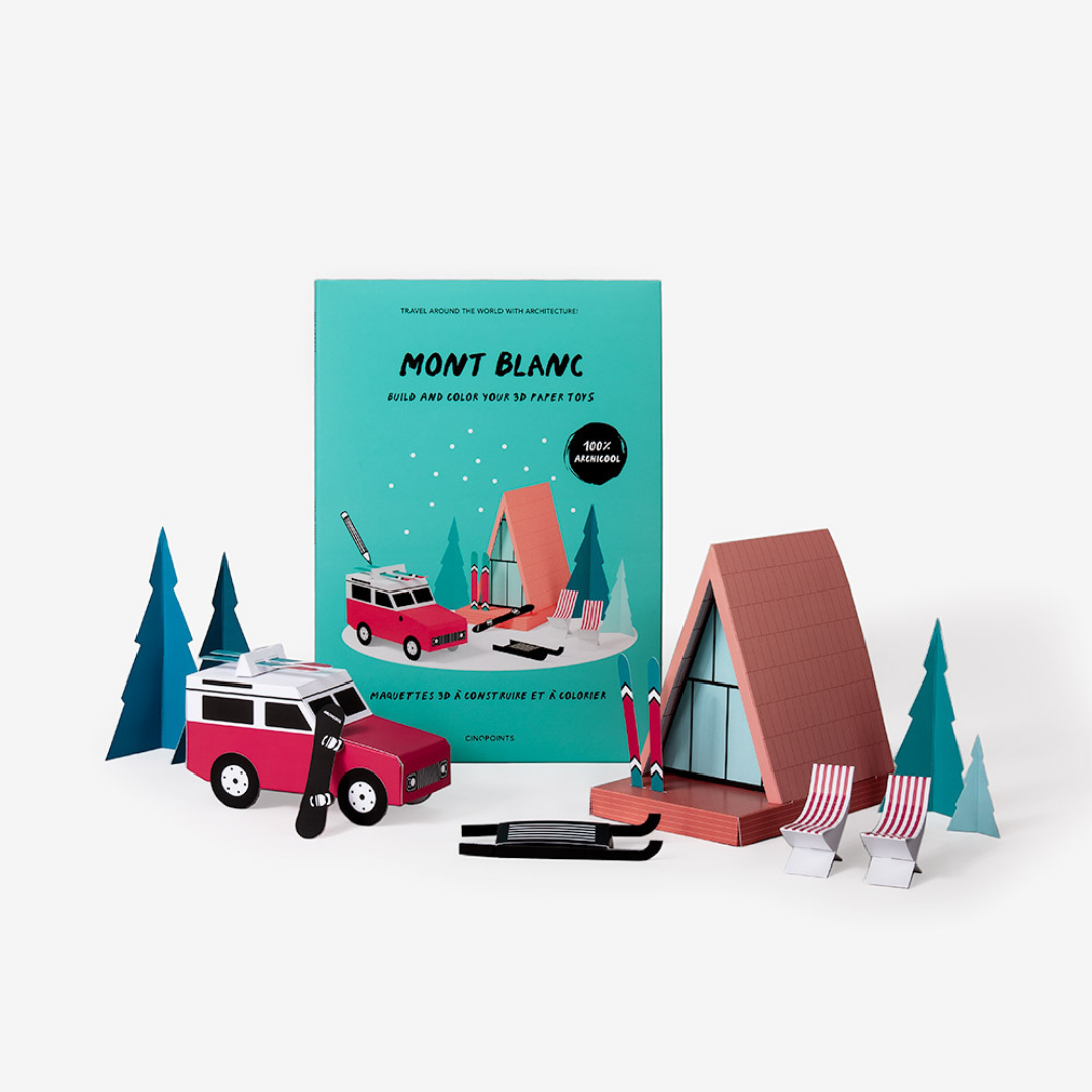 Mont Blanc Model - Papercraft 3D