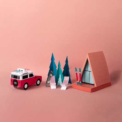 Mont Blanc Model - Papercraft 3D