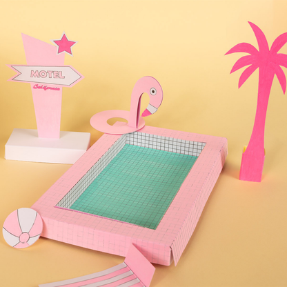 Palm Springs Model - Papercraft 3D