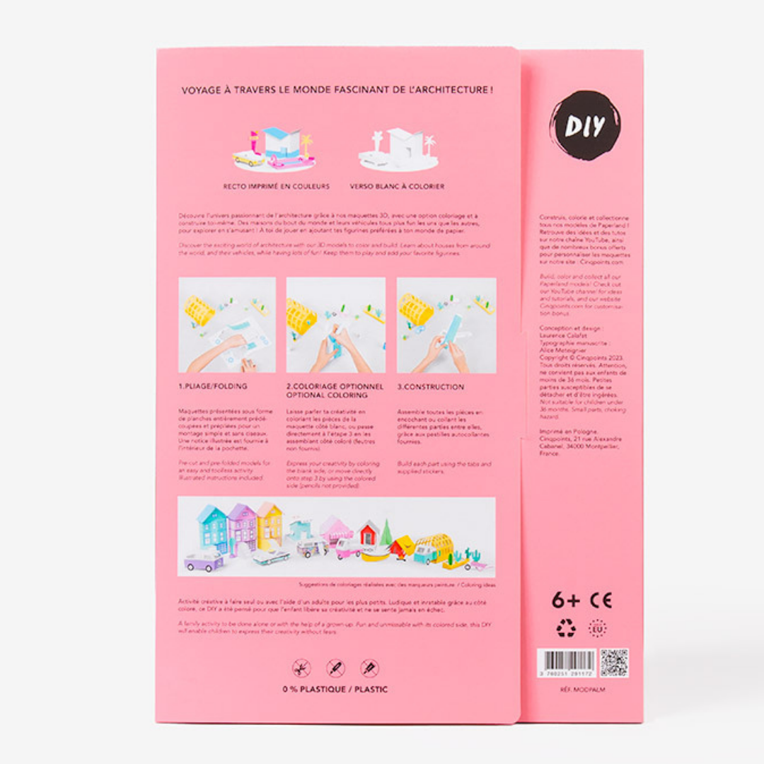 Palm Springs Model - Papercraft 3D