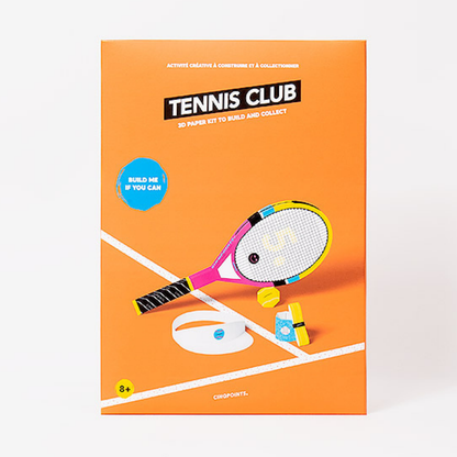 Tennis Club - Papercraft 3D