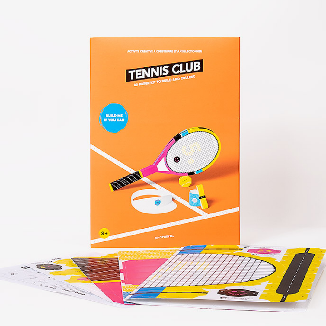 Tennis Club - Papercraft 3D