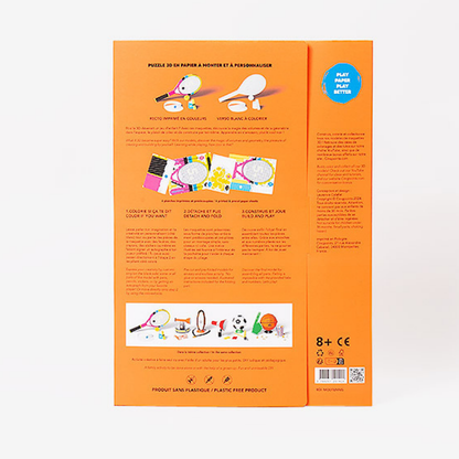 Tennis Club - Papercraft 3D