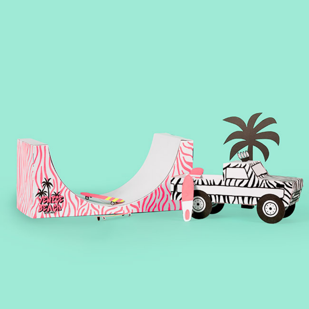 Venice Beach Model - Papercraft 3D