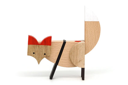 Nordic fox - Wooden Magnetic Toy