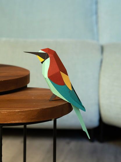 Bee-Eater - Merops apiaster - Paper Figure 3D