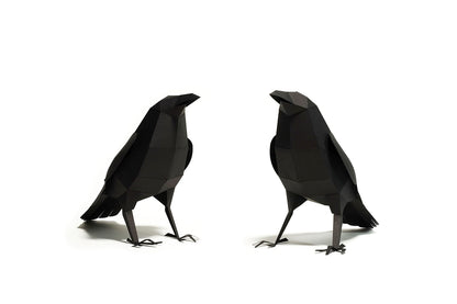 Raven - Corvus corax - Paper Figure 3D