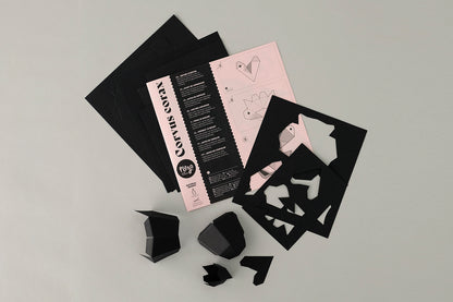 Raven - Corvus corax - Paper Figure 3D