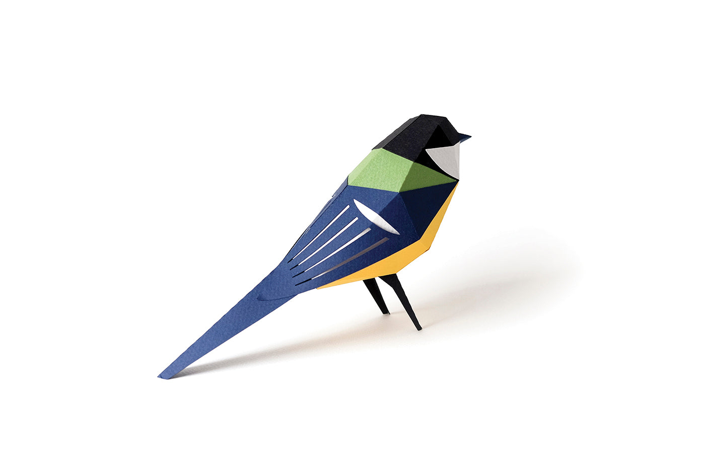 Great Tit - Parus major - Paper Figure 3D