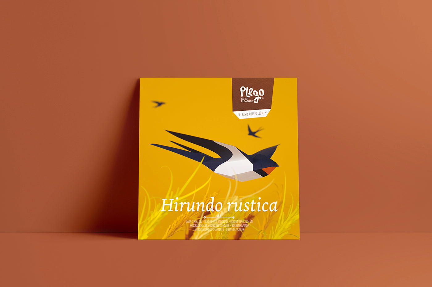 Barn Swallow - Hirundo Rustica - Paper Figure 3D