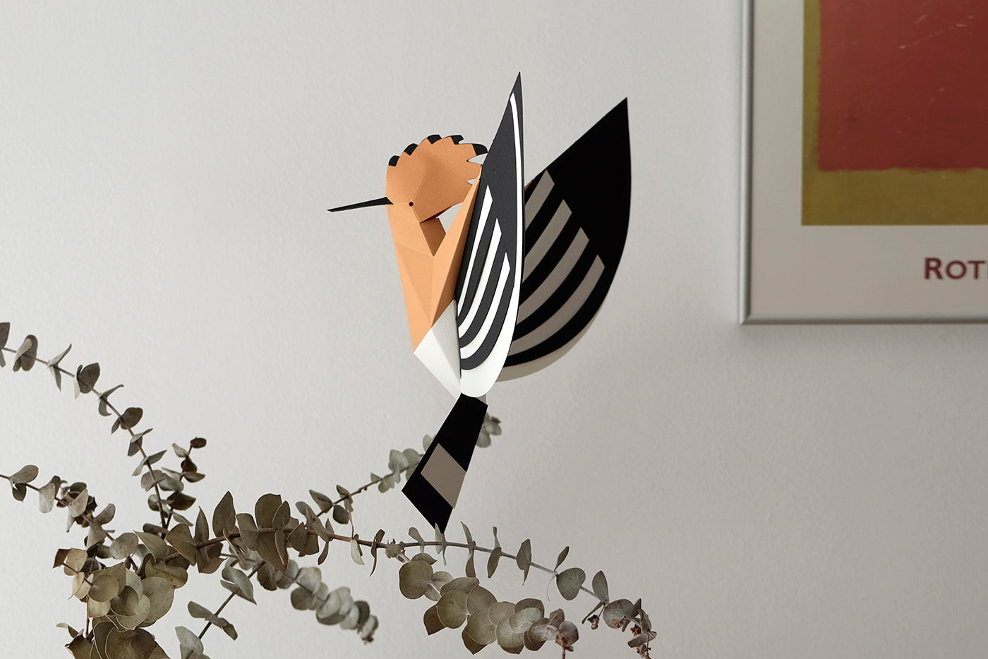 Hoopoe - Upupa epops - Paper Figure 3D