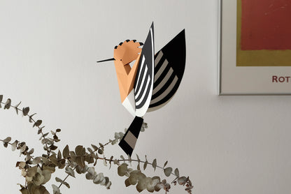 Hoopoe - Upupa epops - Paper Figure 3D
