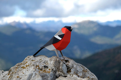 Bullfinch - Pyrrhula pyrrhula - Paper Figure 3D