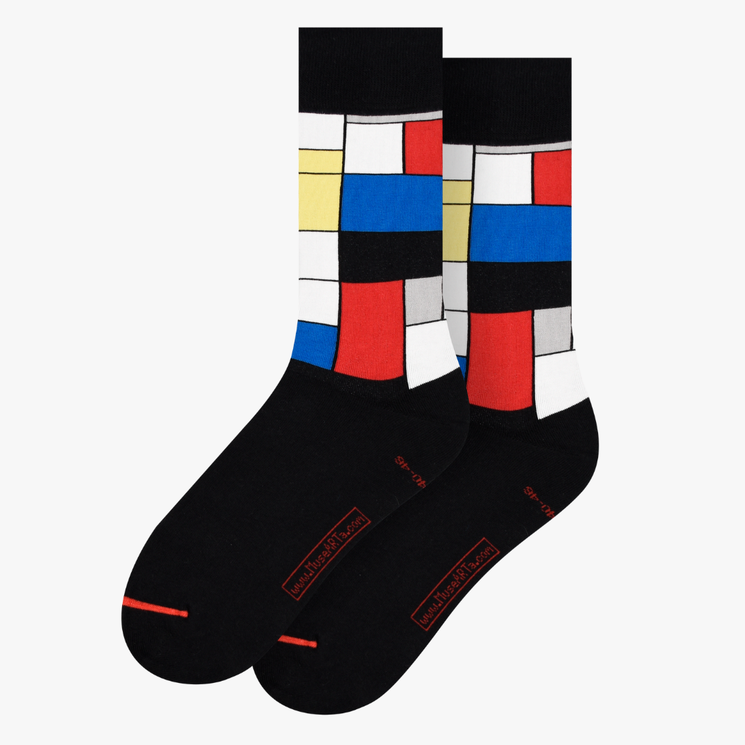 Composition with Red, Blue and Yellow - Piet Mondrian - Socks