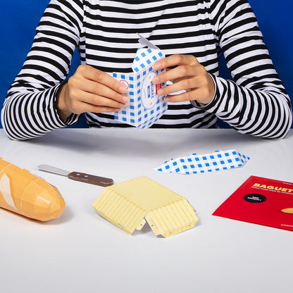 French Baguette – 3D Paperfood Kit