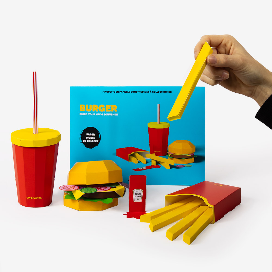 Burger – 3D Paperfood Kit