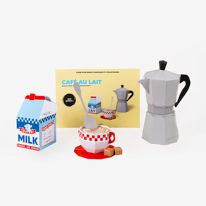 Café au Lait – 3D Paperfood Kit