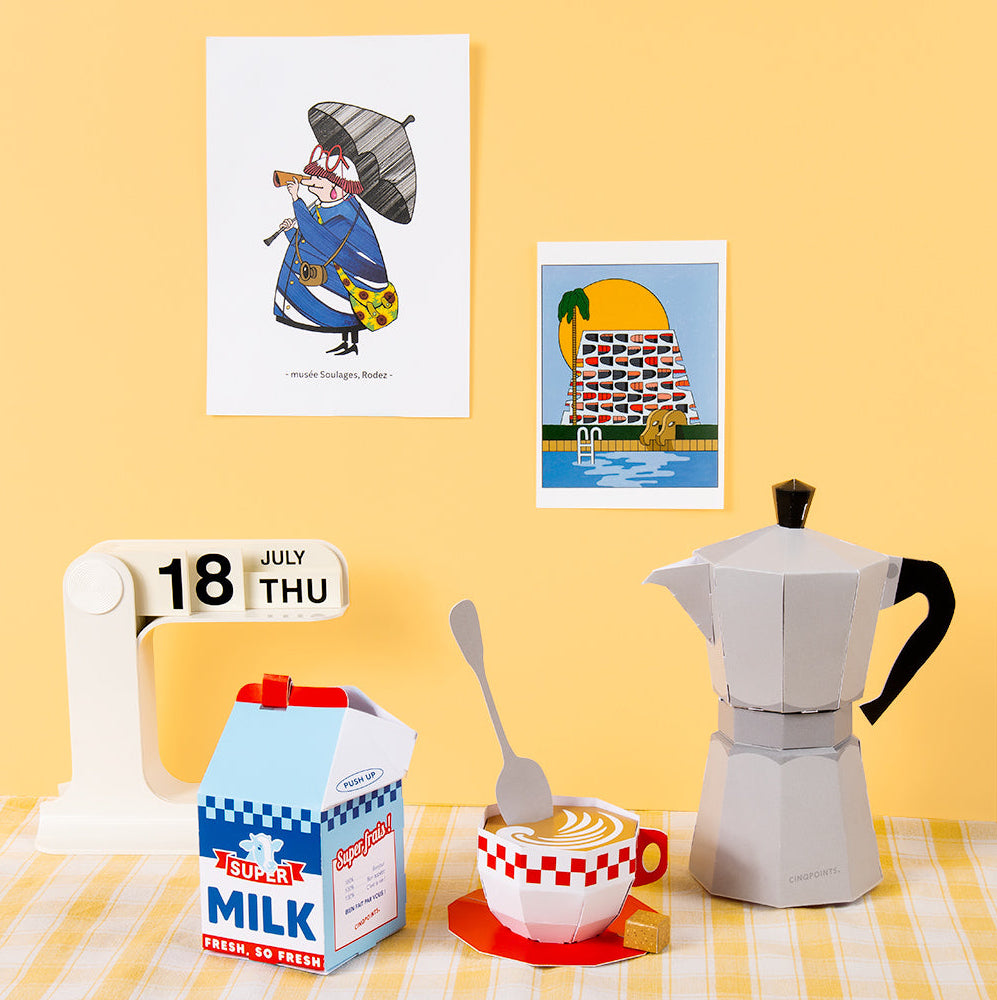 Café au Lait – 3D Paperfood Kit