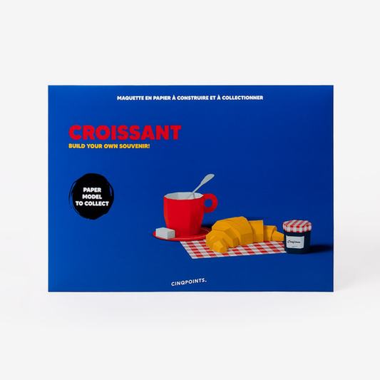 Croissant – 3D Paperfood Kit
