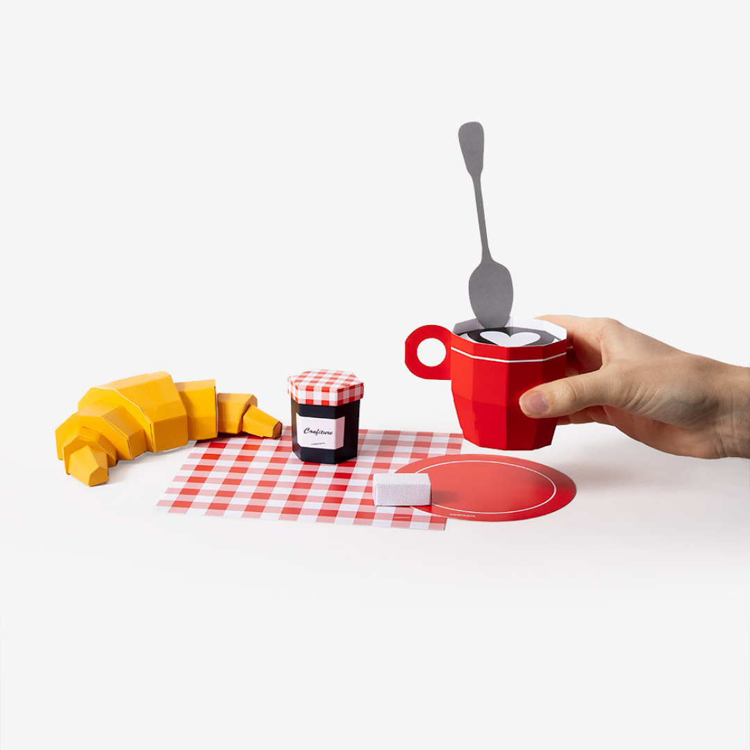 Croissant – 3D Paperfood Kit