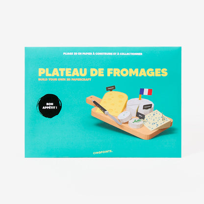 Cheese Board – 3D Paperfood Kit