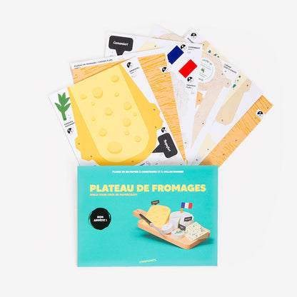 Cheese Board – 3D Paperfood Kit