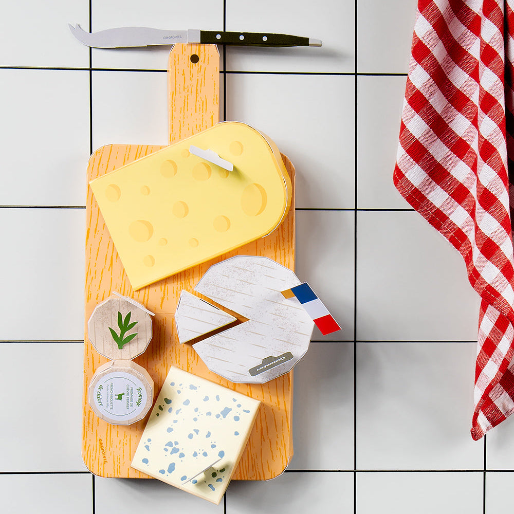 Cheese Board – 3D Paperfood Kit