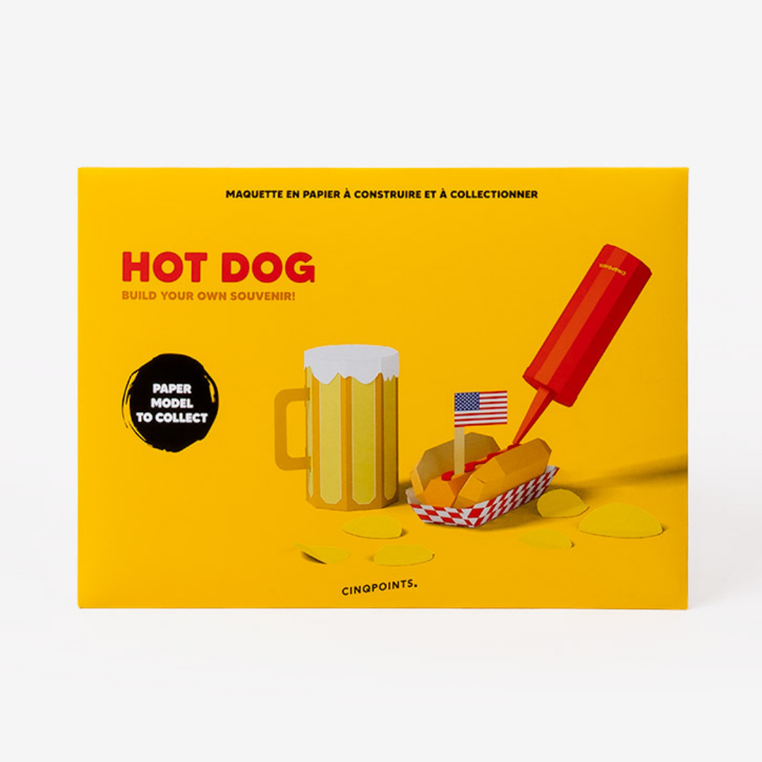 Hot Dog – 3D Paperfood Kit