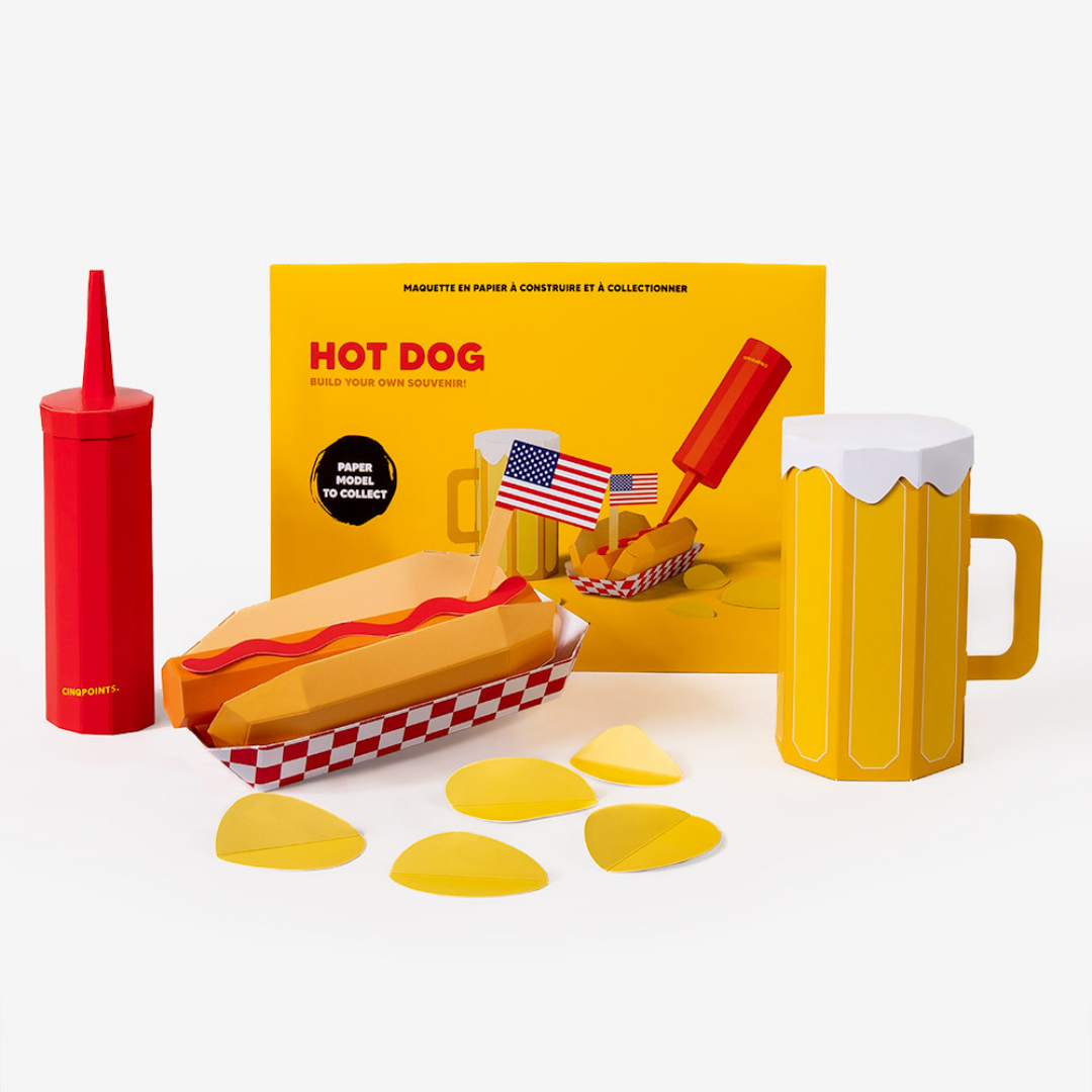 Hot Dog – 3D Paperfood Kit