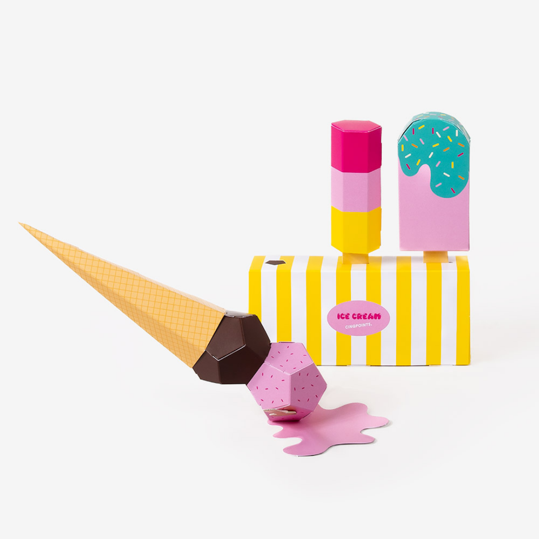 Ice Cream – 3D Paperfood Kit