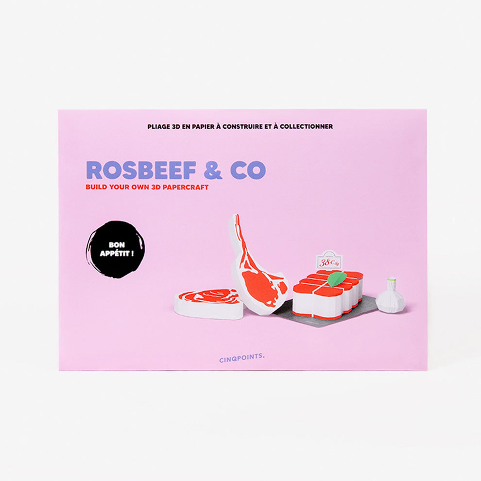 Rosbeef – 3D Paperfood Kit