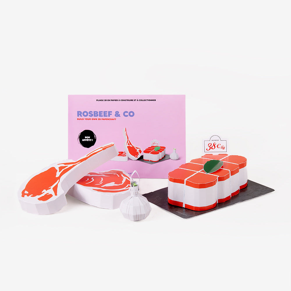 Rosbeef – 3D Paperfood Kit