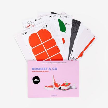 Rosbeef – 3D Paperfood Kit