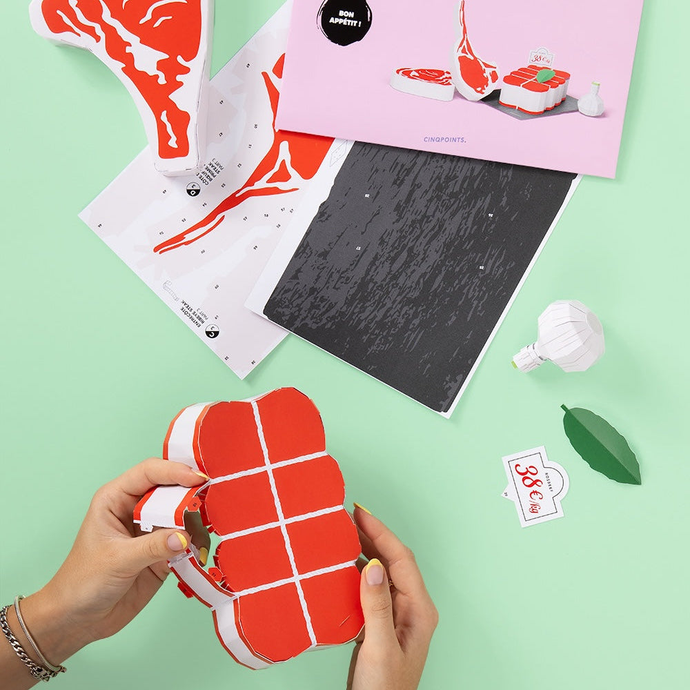 Rosbeef – 3D Paperfood Kit