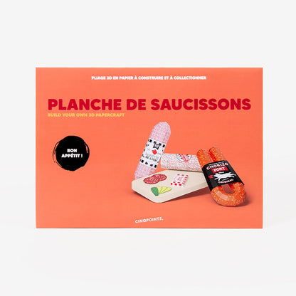 Sausage Board – 3D Paperfood Kit