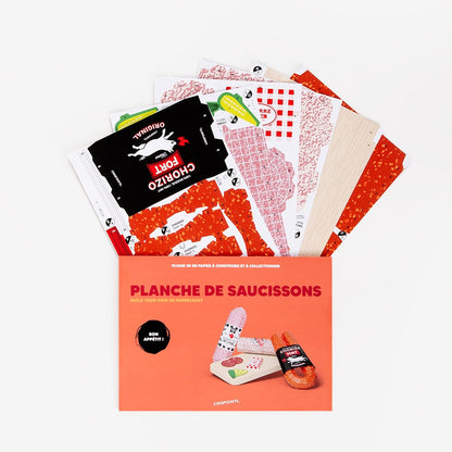 Sausage Board – 3D Paperfood Kit