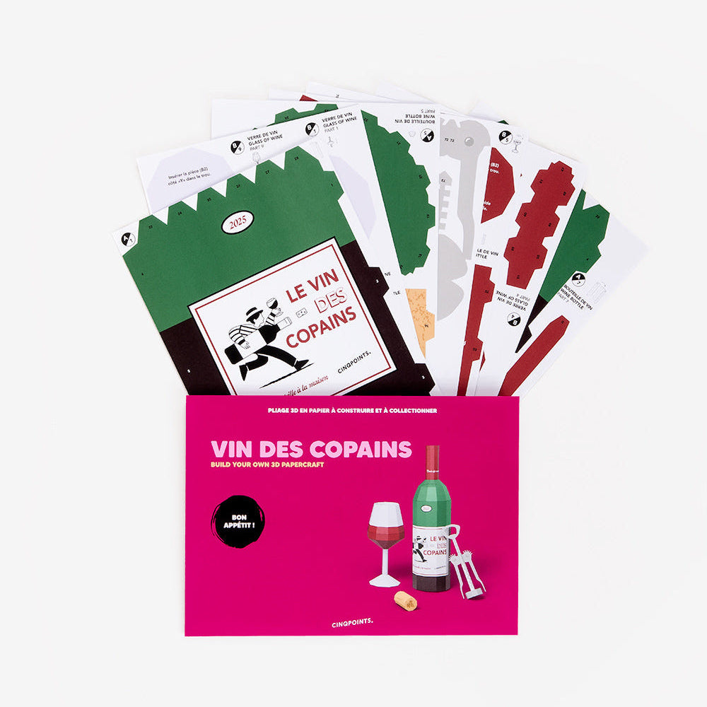 Wine – 3D Paperfood Kit