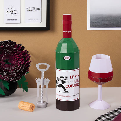 Wine – 3D Paperfood Kit