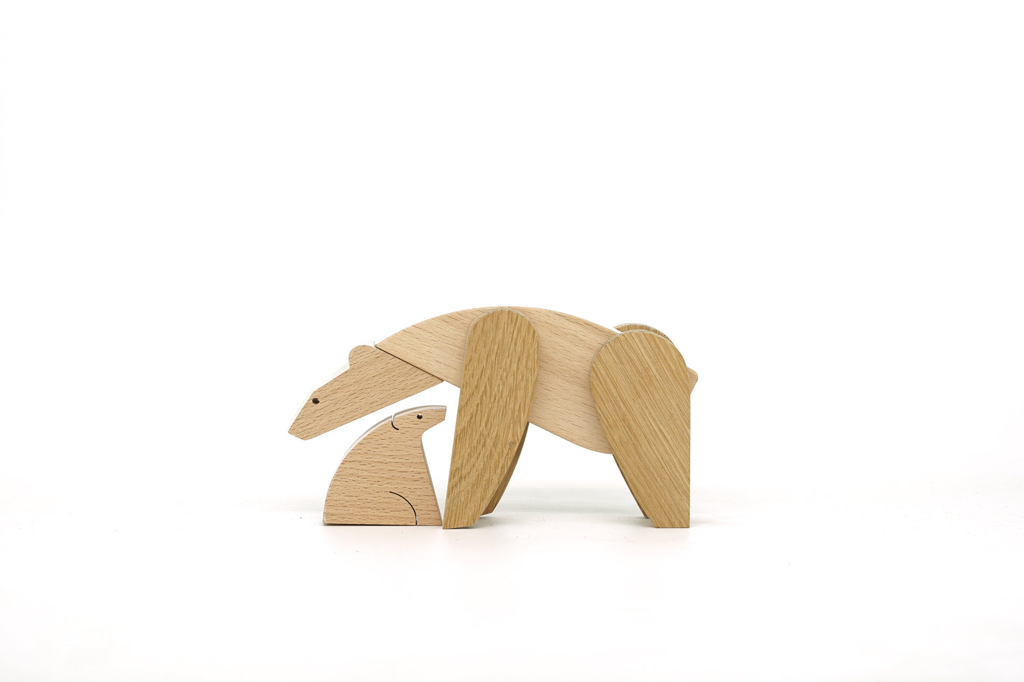 Polar Bear - Wooden Magnetic Toy
