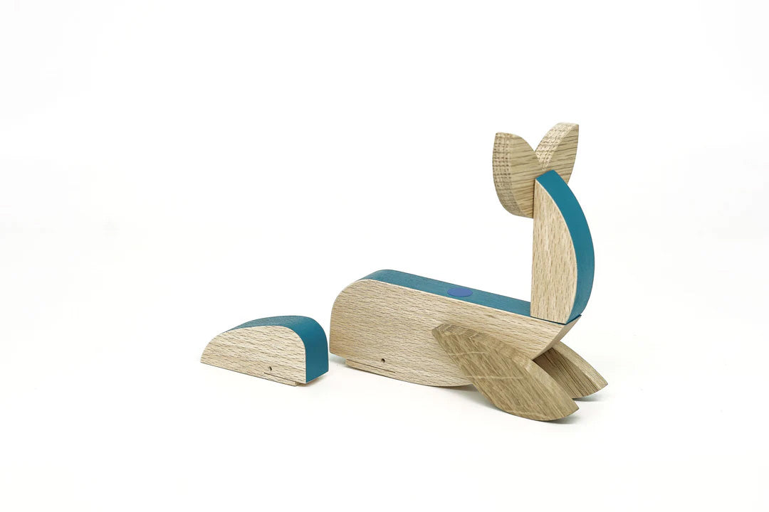 Whale - Wooden Magnetic Toy