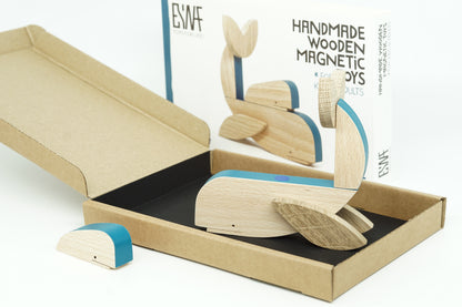 Whale - Wooden Magnetic Toy
