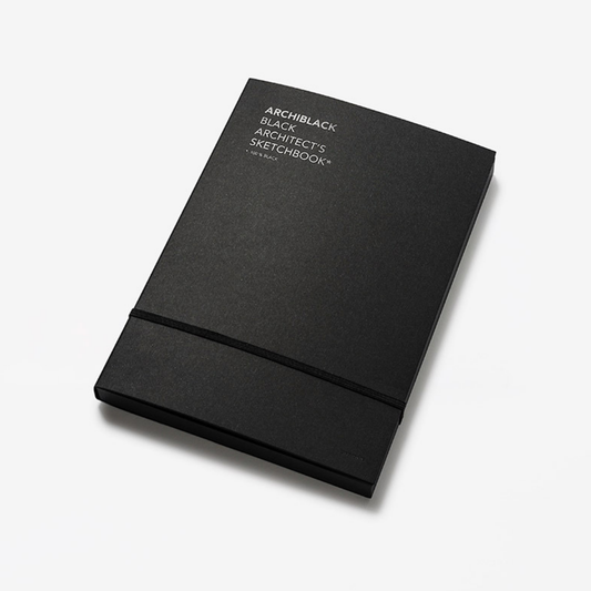 ARCHIBLACK - black sketchbook + white pencil